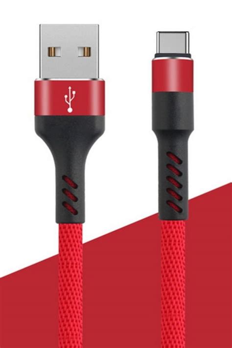 Kabel Wtyk Usb A Wtyk Usb C M A Maxlife Mxuc Czerwony