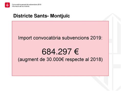 Convocat Ria General De Subvencions Ppt Descargar