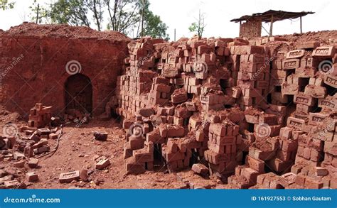 Bricks Making In India Stock Image Image Of India 161927553