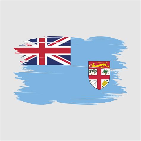 Fiji Flag Brush Vector Illustration 17437482 Vector Art at Vecteezy