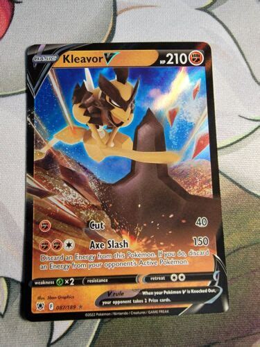 Kleavor V 087 189 Astral Radiance Ultra Rare NM Pokemon TCG EBay