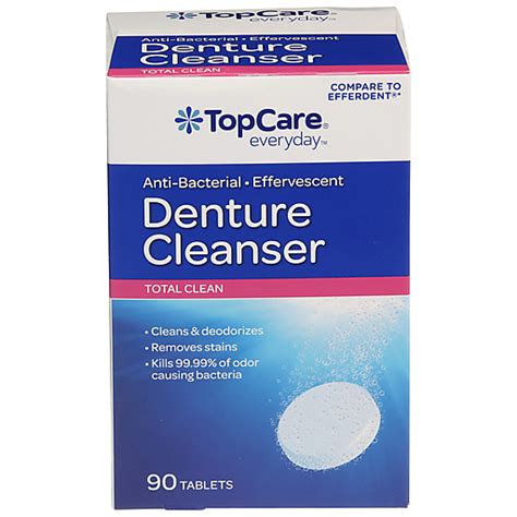 Anti Bacterial Effervescent Total Clean Denture Cleanser Tablets