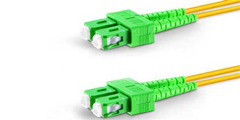 Fiber Patch Cord Single Mode Sc Sc Apc Duplex 5m