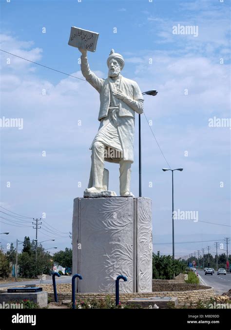 Statue Of Persian Poet Ferdowsi Tus Iran Stock Photo Alamy