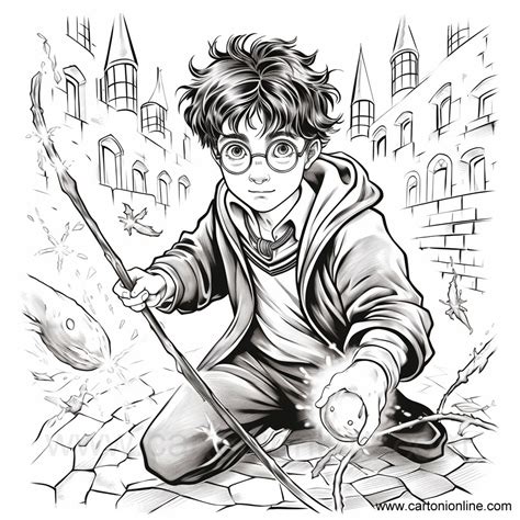 Desenho 02 De Harry Potter Para Colorir