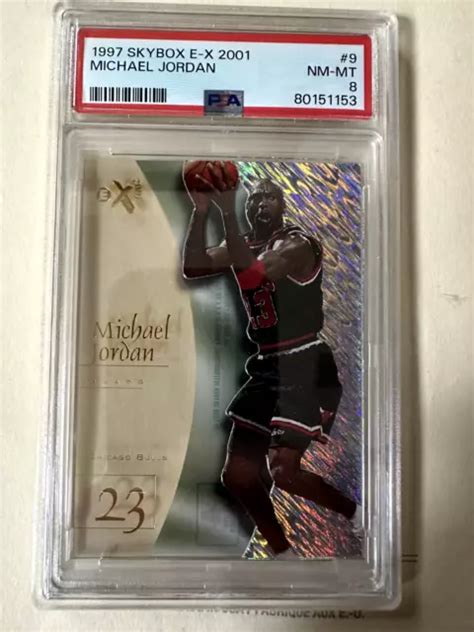 PSA 8 NM MT 1997 Skybox E X 2001 Michael Jordan Chicago Bulls 9 EUR