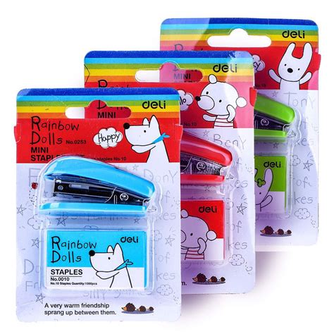 Bấm Ghim Dập Ghim Cầm Tay Mini Deli 0253 Shopee Việt Nam