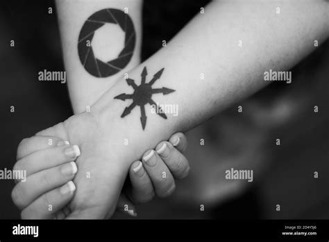 Wrist Tattoo Hi Res Stock Photography And Images Alamy