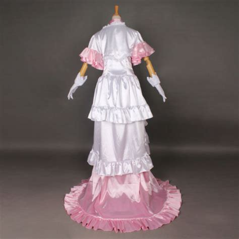 Puella Magi Madoka Magica Cosplay Madoka Kaname Costume Pink Dress