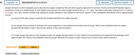 Solved 12 19 Points V BBUNDERSTAT12 6 5 011 My Notes Chegg