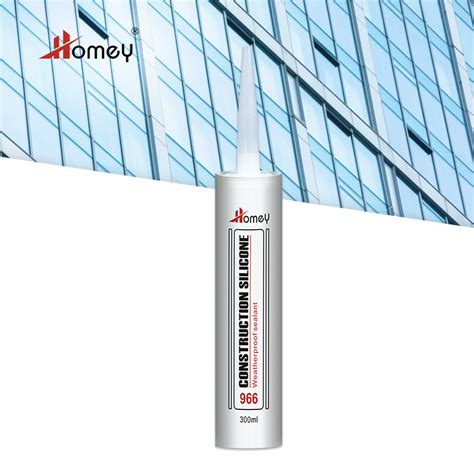 Homey Rtv Neutral Weatherproof Silicone Sealant For Glass Curtain Wall China Waterproofing