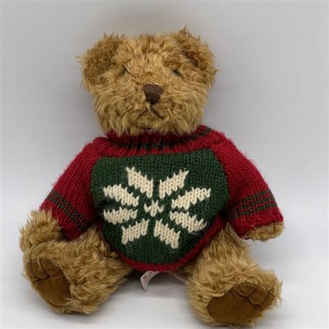 Russ Berrie Toys Vintage Russ Berrie Co Sitting Teddy Bear Plush