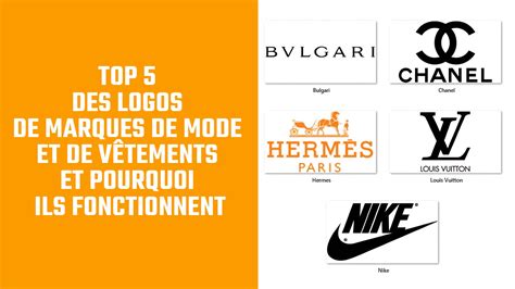 Top 5 des Logos de Marques de Mode et de Vêtements et Pourquoi ils