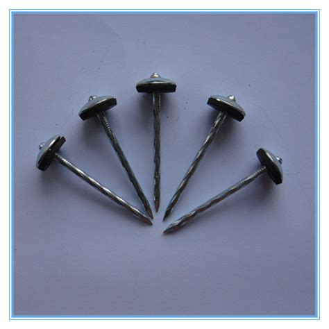 E G Galvanised Umbrella Head Roofing Nail With Rubber Washer China