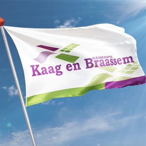 Vlag Gemeente Kaag En Braassem 100 X 150 Cm Polyester Bol