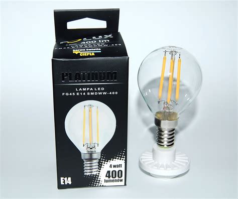 Żarówka Led Filament Kulka E14 4w Sklep Z Alarmami Dantom Warszawa