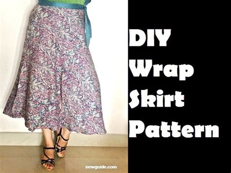 Make A Beautiful WRAP SKIRT DIY Pattern Tutorial SewGuide