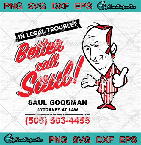 Better Call Saul Saul Goodman SVG Breaking Bad SVG PNG EPS DXF PDF