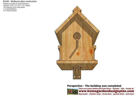 Build A Coop Blog Bh100 Bird House Plans Construction Bird House Design How To Build A Bird House