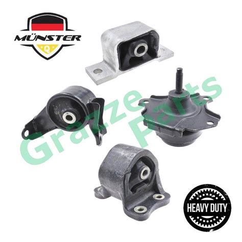 M Nster Heavy Duty Hon Engine Mounting Set For Honda Crv S A