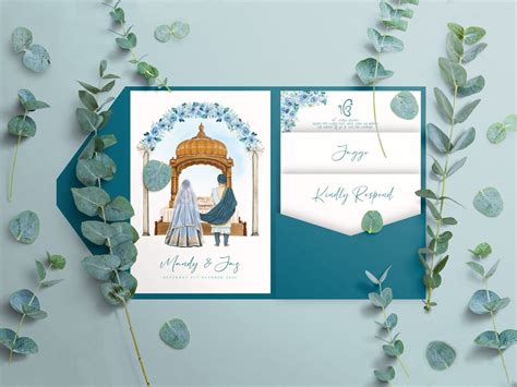 Sikh Wedding Invitations Punjabi Invitation Ik Om Kaar Khanda Sikh