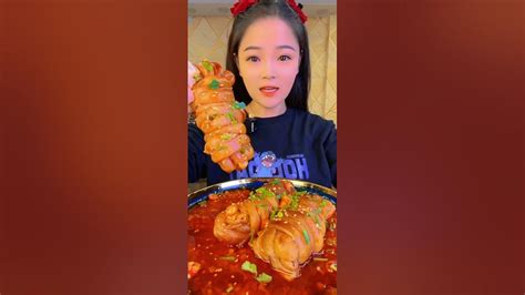 Chinese Beautiful Girl Eating Spicy Food Asmr Mukbang Youtube