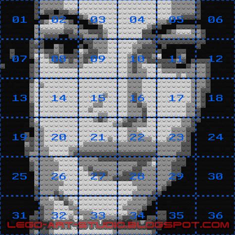 Lego Art Studio Megan Fox 48 X 48 Elements 4 Colors