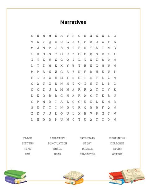 Narratives Word Search