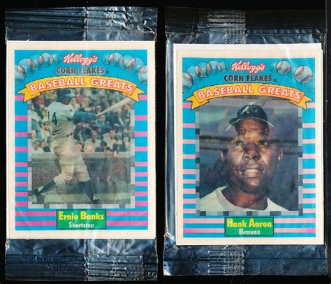 Lot Detail 1991 Kelloggs Corn Flakes Baseball Greats 1 Complete