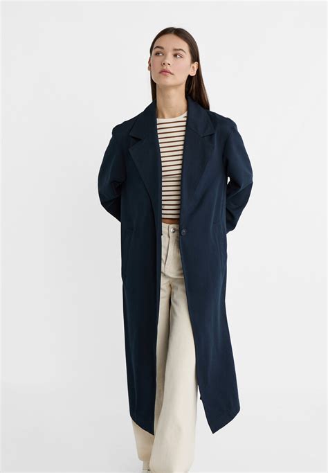 Long Flowing Trench Coat Womens Fashion Stradivarius Worldwide