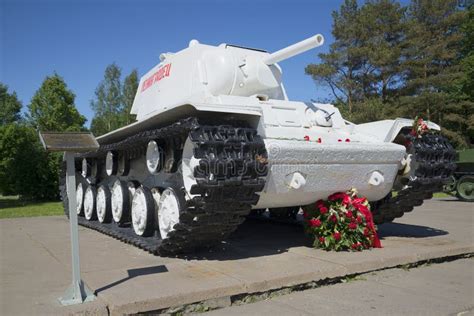 Il Carro Armato Pesante Bianco KV 1 Ha Montato Alla Rottura Del Museo