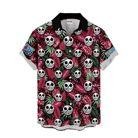 Donquixote Doflamingo Symbol Hawaiian Shirts Custom Anime Merch Clothes