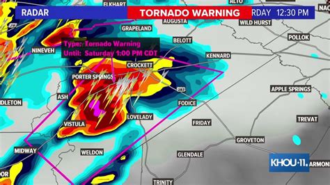 Meteorologist Blake Mathews Gives Update On Severe Weather In Texas