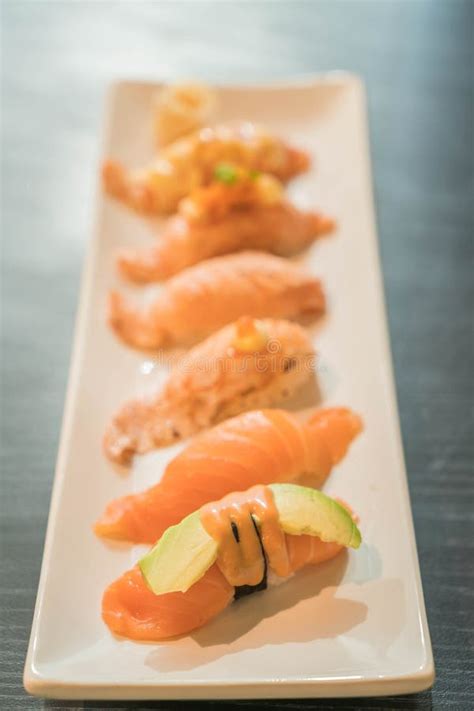 Salmon Nigiri Stock Photo Image Of Traditional Meal 89356750