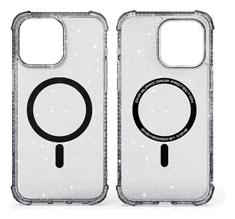 Funda Antiimpacto X One Dropguard Pro Glitter Smoked Con Magsafe Para