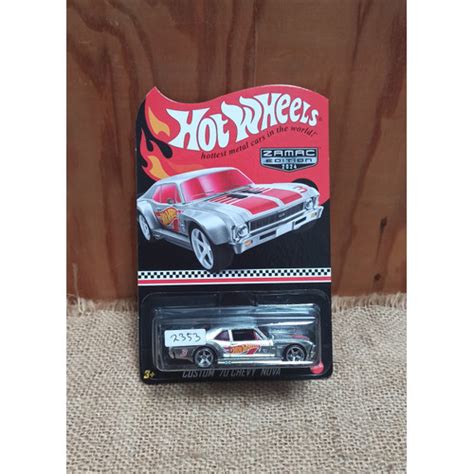 Jual Hot Wheels Custom Chevy Nova Zamac Edition Kab