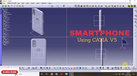 How To Design A Phone Using Catia V Simple Operation Using Pad