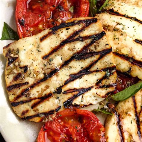 Grilled Halloumi Cheese - Real Greek Recipes