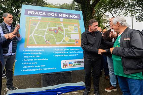 Prefeitura De S O Bernardo Inicia Revitaliza O Completa Da Pra A Dos