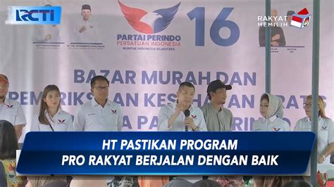 Ht Tinjau Bazar Sembako Murah Dan Pengobatan Gratis Di Tangerang Sip