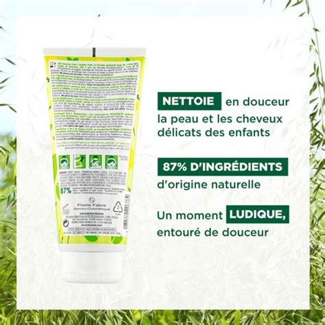 Klorane Junior Gel Douche Corps Et Cheveux à La Poire Toilette Enfant