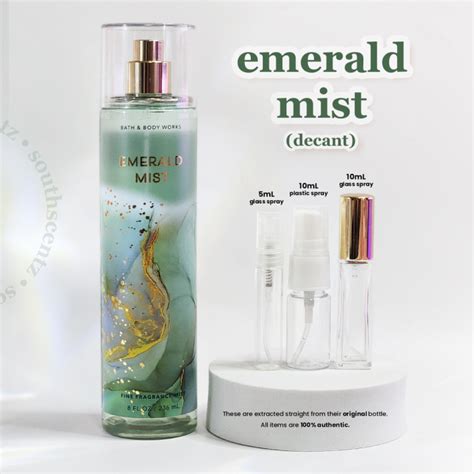 Emerald Mist Bath And Body Works Body Mist BBW Decant 5mL 10mL