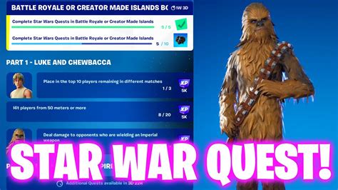 How To Complete Star Wars Quests In Fortnite Part Luke And