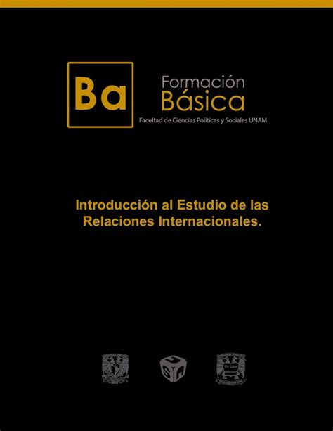 PDF Introducción al Estudio de las Relaciones Internacionales 2021