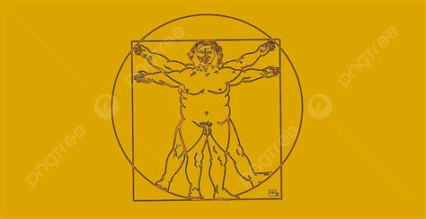 Da Vinci Vector Hd Png Images Vitruvian Fat Man Da Vinci Diagram