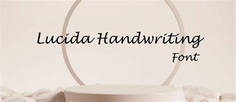 Lucida Handwriting Font Free Download