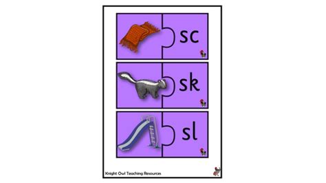 Phase 4 Phonics Jigsaw Puzzles