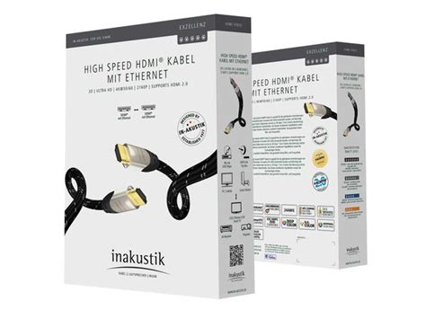 Inakustik Excellence High Speed Hdmi Cable With Ethernet Meter