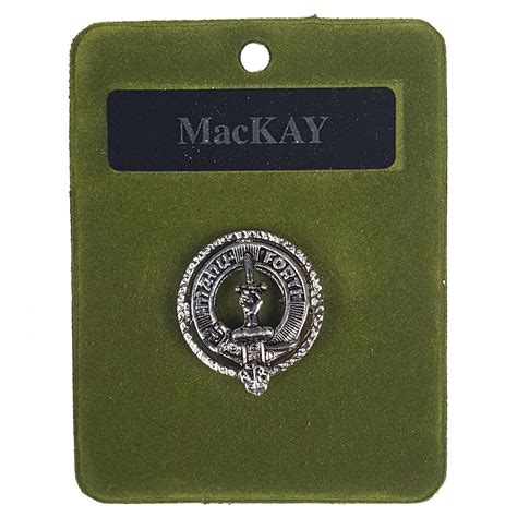 MacKay Clan Crest Mini Brooch-sold 2/21 | Kilts-n-Stuff.com