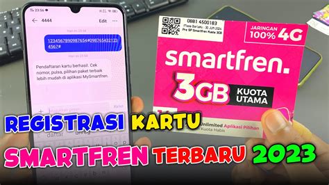 CARA REGISTRASI KARTU SMARTFREN TERBARU 2023 YouTube